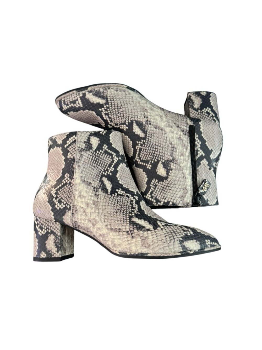 Stuart Weitzman Snakeskin Embossed Leather Ankle Boot Women's, 8B NWOB - Picture 6 of 10